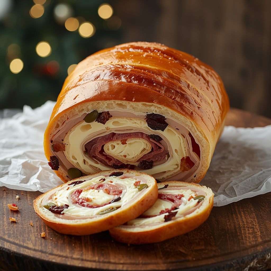 PAN DE JAMON CON QUESO CREMA